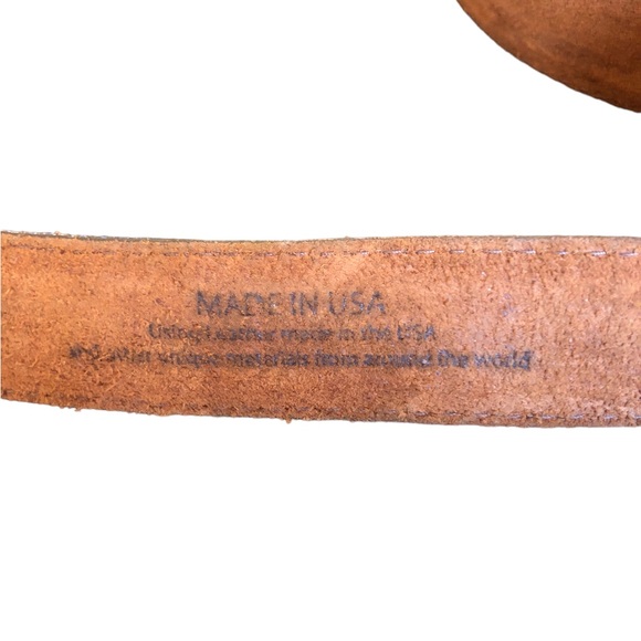 Justin’s Belt Light Colored Leather size 46 - Picture 9 of 9